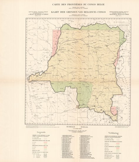 Atlas Général du Congo - Algemene Atlas van Congo - Carte des ...