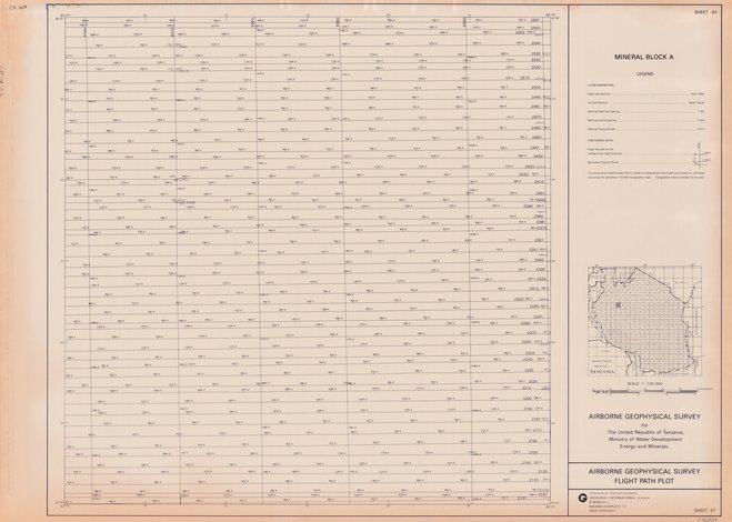 Airbone Geophysical Survey Flight Path Plot - Airborne Geophysical ...