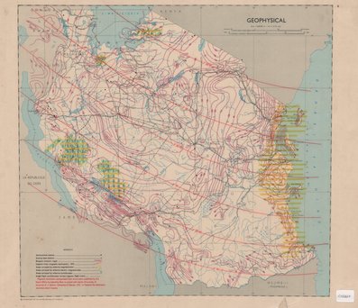 Geophysical Tanzania   Tanzania 3000Geoph1973 400I28270 