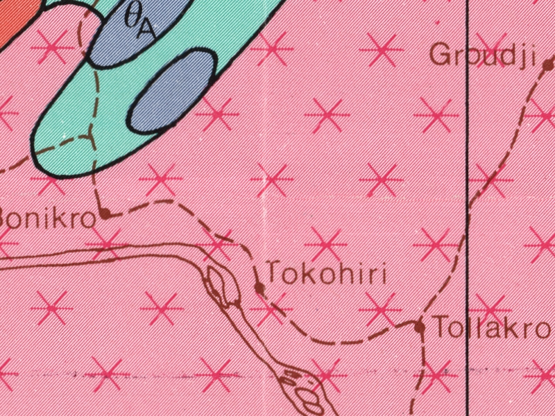 Carte géologique de la région ToumodiDivo